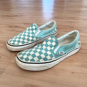 Vans Classic Slip-On Checkerboard Shoe Women 7.0 US